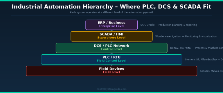 PLC vs DCS vs SCADA – The Best Guide to Key Differences (2026)