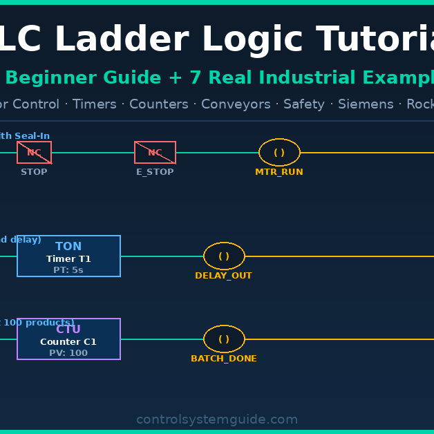 Plc Basics Ladder Logic Common Functions Owlcation 1280x720
